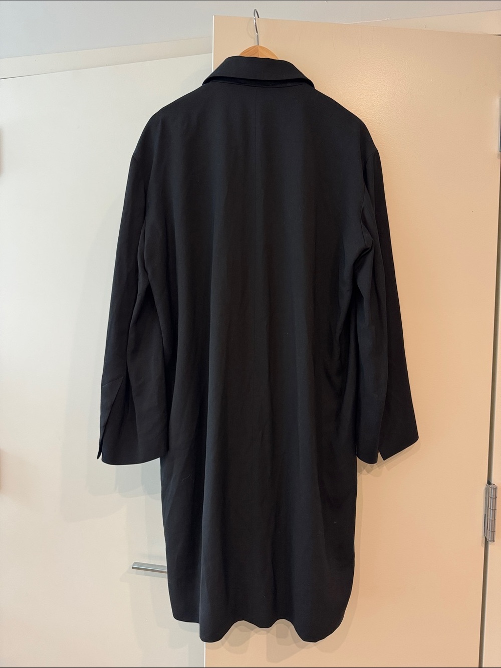 NEW COS Trench Coat in Black, size 12 - Picture 4 of 10